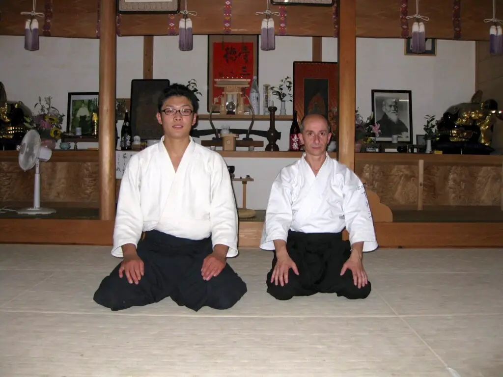 Morihiro Saito Nidaime Sensei e il Maestro a Iwama